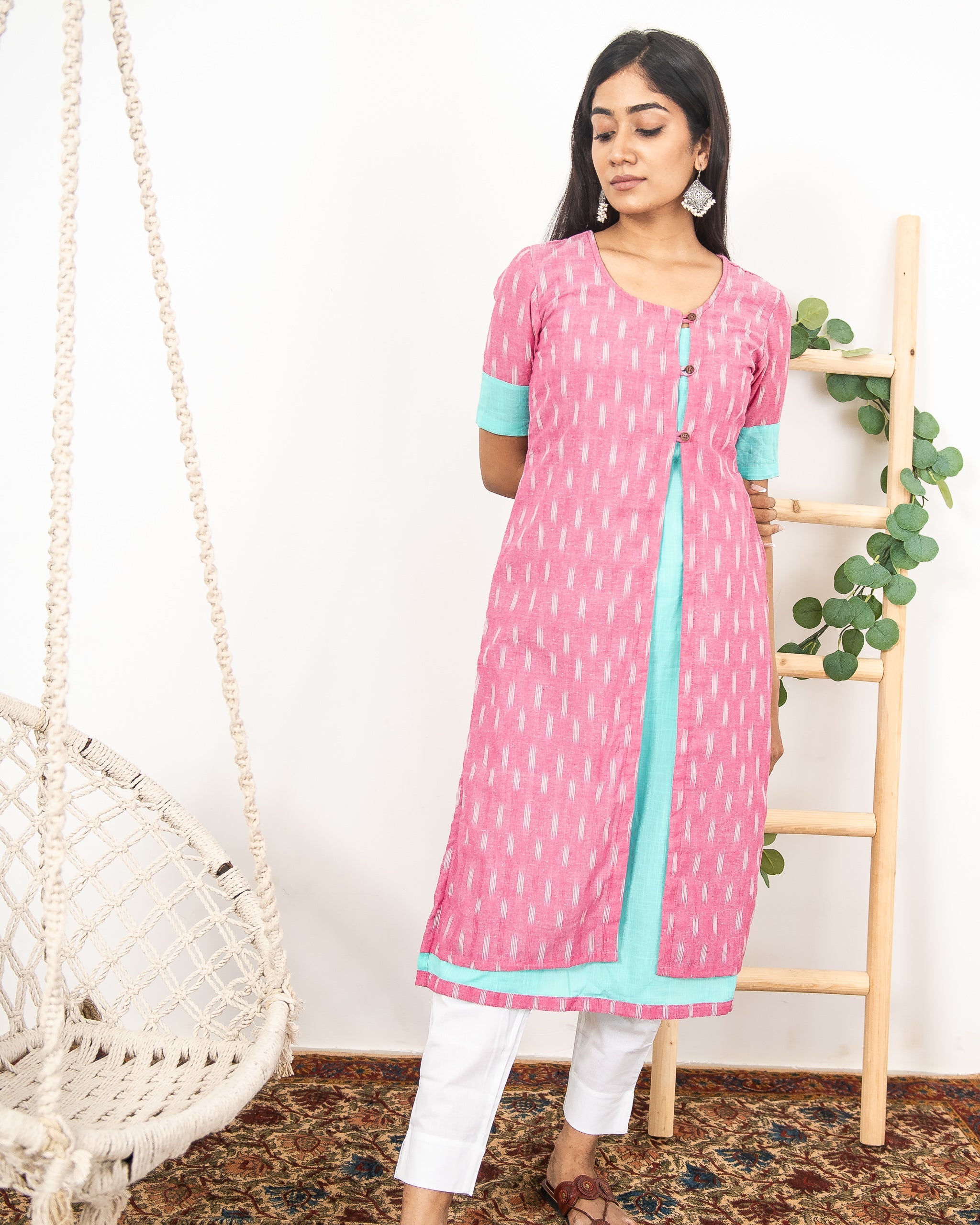 Pastel Color Aari Work Embroidered Kurti With New Designer Floral